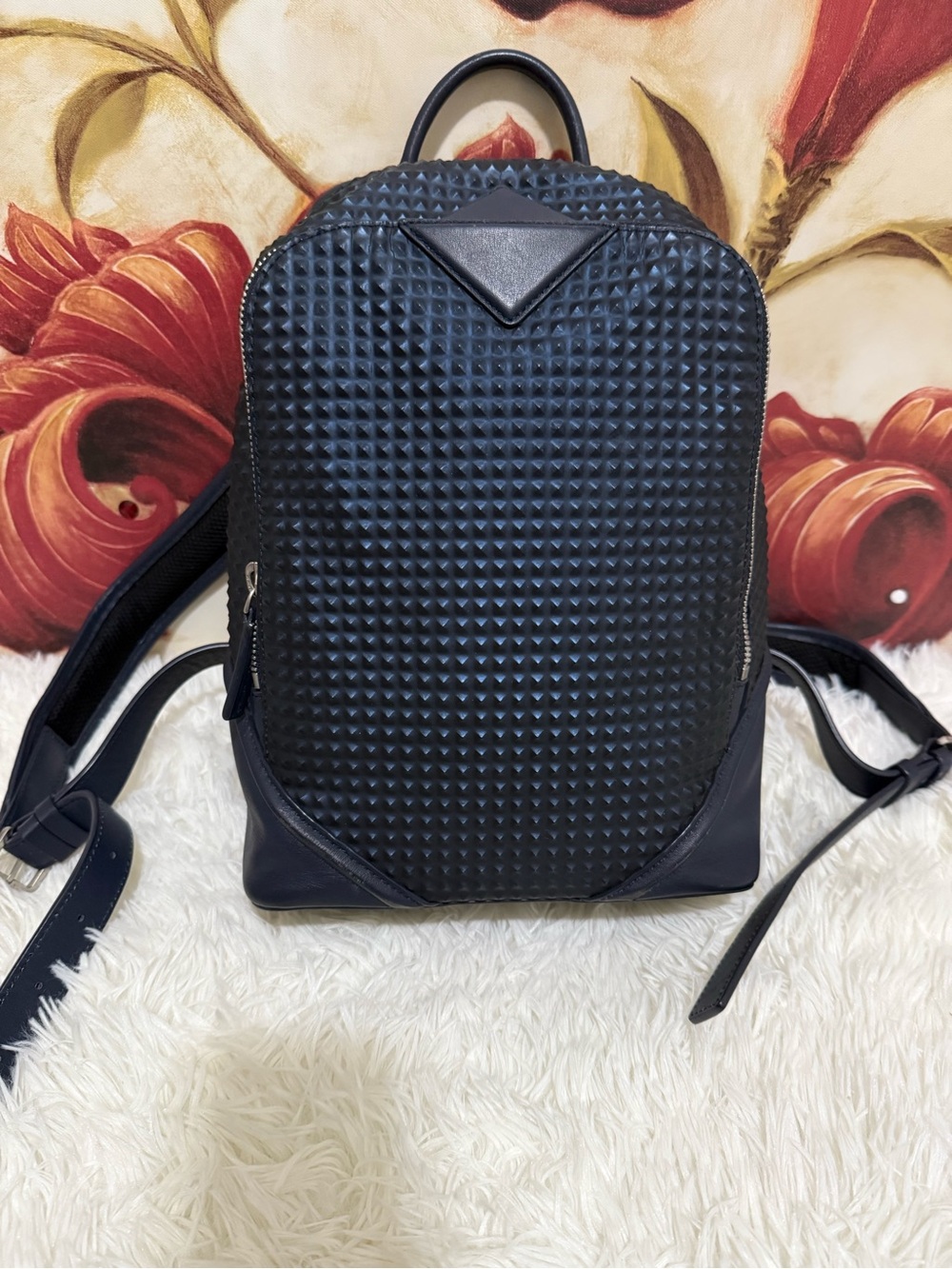 MCM Black Leather Backpack Limited Edition